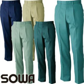 作業服 パンツ スラックス 桑和 SOWA ワンタックスラックス 459 作業着 春夏作業着 作業服 スラックス 春夏