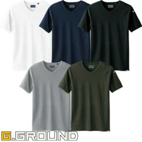 Tシャツ 半袖 桑和 SOWA G.GROUND 半袖VネックTシャツ 50714 半袖Tシャツ半袖Tシャツ カジュアル
