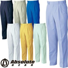 作業服 パンツ スラックス 桑和 SOWA Absolute GEAR ツータックスラックス 6119 作業着 通年 秋冬作業着 作業服 スラックス 作業ズボン 作業パンツ ワークパンツ ズボン おしゃれ かっこいい オフィス ユニホーム 作業 軽作業 外作業 工場 現場