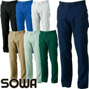 作業服 レディース パンツ 桑和 SOWA カーゴパンツ（レディース） 9668 作業着 通年 秋冬作業着 作業服 レディースパンツ
