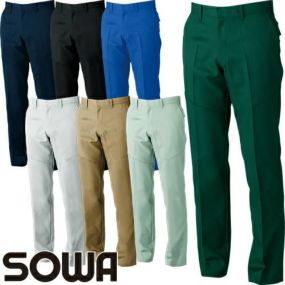 作業服 レディース パンツ 桑和 SOWA スラックス（レディース） 9669 作業着 通年 秋冬作業着 作業服 レディースパンツ