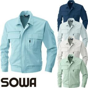 作業服 ブルゾン 桑和 SOWA 長袖ブルゾン 4221 作業着 通年 秋冬作業着 作業服 ブルゾン 上着 おしゃれ かっこいい 人気 企業 法人 ワーク 作業 工場 外作業 ワークユニフォーム 仕事 土木 工事 現場