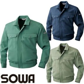 作業服 ブルゾン 桑和 SOWA 長袖ブルゾン 9511 作業着 通年 秋冬作業着 作業服 ブルゾン 上着 おしゃれ かっこいい 人気 企業 法人 ワーク 作業 工場 外作業 ワークユニフォーム 仕事 土木 工事 現場
