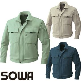 作業服 ブルゾン 桑和 SOWA 長袖ブルゾン 4881 作業着 通年 秋冬作業着 作業服 ブルゾン 上着 おしゃれ かっこいい 人気 企業 法人 ワーク 作業 工場 外作業 ワークユニフォーム 仕事 土木 工事 現場