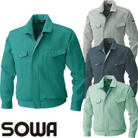 作業服 ブルゾン 桑和 SOWA 長袖ブルゾン 7113 作業着 通年 秋冬作業着 作業服 ブルゾン 上着 おしゃれ かっこいい 人気 企業 法人 ワーク 作業 工場 外作業 ワークユニフォーム 仕事 土木 工事 現場