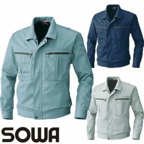 作業服 ブルゾン 桑和 SOWA 長袖ブルゾン 2773 作業着 通年 秋冬作業着 作業服 ブルゾン 上着 おしゃれ かっこいい 人気 企業 法人 ワーク 作業 工場 外作業 ワークユニフォーム 仕事 土木 工事 現場