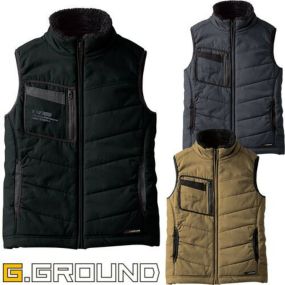 桑和 SOWA G.GROUND 防寒ベスト 防寒ベスト チョッキ 防寒 インナー アウター 作業用ベスト 保温 人気 安い 防寒着 おしゃれ 暖かい 秋冬用 最強 かっこいい 作業着 おすすめ ワーク マン メンズ 防寒ウェア 屋内作業 屋外作業 あったか 防寒グッズ 5106