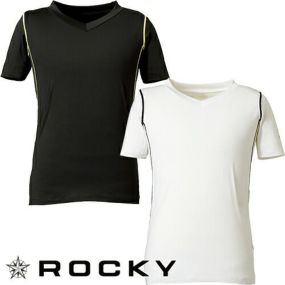 【メール便対応】インナー 半袖 ロッキー ROCKY Vネック半袖コンプレッション RC3904 夏用 涼しい クール夏用インナー 半袖