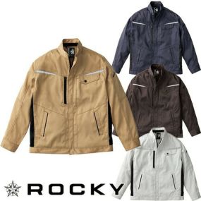 作業服 ブルゾン ロッキー ROCKY ユニセックス長袖ブルゾン RJ0915 作業着 春夏作業着 作業服 ブルゾン 春夏