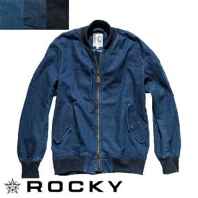 作業服 デニム ロッキー ROCKY MA-1 ジャケット RJ0907 作業着 通年 秋冬作業着 作業服 デニムジャケット 通年 上着 デニム作業服 デニム作業着 ブルゾン ジャケット ワークウェア 仕事 土木 工事 現場