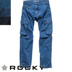 作業服 デニム ロッキー ROCKY カーゴパンツ RP6903 作業着 通年 秋冬作業着 作業服 デニムパンツ通年