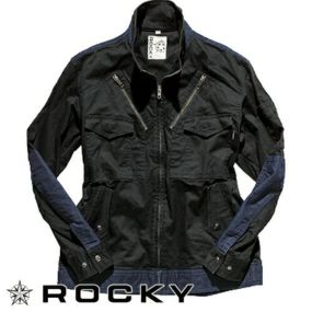 作業服 デニム ロッキー ROCKY フライトジャケット RJ0906 作業着 通年 秋冬作業着 作業服 デニムジャケット 通年 上着 デニム作業服 デニム作業着 ブルゾン ジャケット ワークウェア 仕事 土木 工事 現場