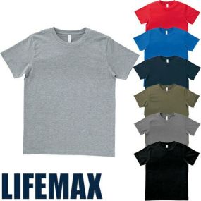 【メール便対応】Tシャツ 半袖 ライフマックス LIFEMAX 5.3オンスユーロTシャツ(カラー) MS1141 半袖Tシャツ半袖Tシャツ カジュアル