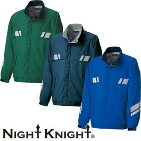 作業服 ブルゾン タカヤ商事 Night Knight ウインドブレーカー TU-N006 作業着 通年 秋冬作業着 作業服 ブルゾン おしゃれ かっこいい 人気 ワーク企業 法人 作業 工場 外作業