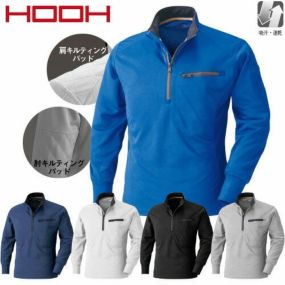 ジップアップシャツ 長袖 村上被服 鳳皇 HOOH 長袖ジップアップシャツ 250 長袖シャツ長袖ジップアップシャツ カジュアル