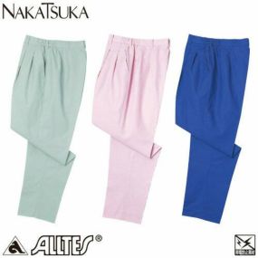 作業服 レディース パンツ 中塚被服 レディースツータックパンツ TS2800 作業着 春夏作業着 作業服 レディース パンツ 春夏