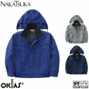 中塚被服 防寒ジャケット 防寒ジャケット ドカジャン 保温 人気 安い ダウン 防寒着 防寒ジャンパー 上着 ブルゾン 最強 アウター おしゃれ 暖かい 秋冬 かっこいい 作業着 ワーク マン メンズ 寒さ対策 屋内作業 屋外作業 あったか 防寒グッズ OK2300