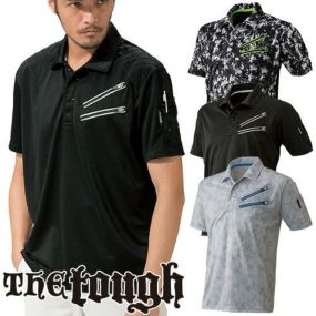 ポロシャツ メンズ 半袖 接触冷感 消臭 吸汗速乾 作業服 アタックベース ATACK BASE Tough 刺し子半袖ポロシャツ 152-15 作業着 春夏 肩刺し子 メッシュ 形状安定ワイヤー