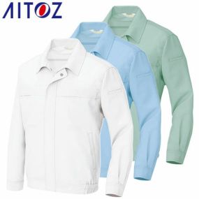 作業着 ブルゾン ジャケット ジャンパー AZ-1230 アイトス AITOZ 作業服 制電 帯電防止 動きやすい 長袖 上着 シンプル おしゃれ かっこいい 作業 工場 外作業 大きいサイズ 3L 4L 5L 6L 秋冬 メンズ レディース 男女兼用 防寒着 防寒ジャケット