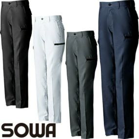 桑和 SOWA 作業服 レディースカーゴパンツ 3018-08（レディース） 作業着 春夏 2020年春夏新作 制電性素材 ストレッチ 消臭 イージーケア 女性用