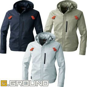 EFウェア 作業服 桑和 SOWA G.GROUND EFウェア フルハーネス対応長袖ブルゾン(ファン無し) 5039-00 作業着 作業服 春夏 電動ファン対応 扇風機 猛暑 酷暑 メンテナンス アウトドア スポーツ観戦 熱中症対策
