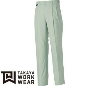 作業服 パンツ スラックス タカヤ商事 TAKAYA ツータックパンツ KM-1544 作業着 春夏作業着 作業服 スラックス 春夏