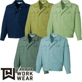 作業服 ブルゾン タカヤ商事 TAKAYA 長袖ブルゾン TF-0854 作業着 春夏作業着 作業服 ブルゾン 春夏