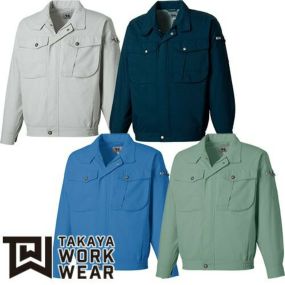 作業服 ブルゾン タカヤ商事 TAKAYA 長袖ブルゾン TU-8012 作業着 春夏作業着 作業服 ブルゾン 春夏