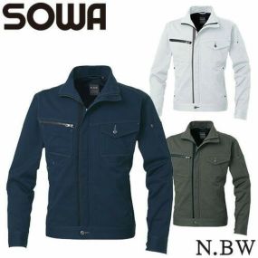 作業服 ブルゾン 桑和 SOWA 長袖ブルゾン 3082-00 作業着 通年 秋冬 ストレッチ 消臭 イージーケア 動きやすい 上着 おしゃれ かっこいい 人気 企業 法人 ワーク 作業 工場 外作業 ワークユニフォーム 仕事 土木 工事 現場