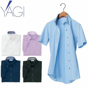 シャツ ワイシャツ YAGI ヤギ 半袖ニットシャツ NW8097 飲食店 制服 ユニフォーム メンズ レディース レストラン カフェ おしゃれ かわいい かっこいい男女兼用 定番 無地