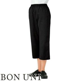 パンツ 和風 制服 ユニフォーム ボンユニ BONUNI ボストン 七分丈パンツ 04710-09 飲食店 居酒屋 和食店 蕎麦屋 そば屋 うどん屋 おしゃれ かわいい女性用 下衣