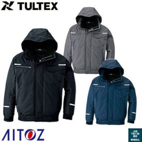 AITOZ アイトス 制電防寒ブルゾン 防寒ジャケット ドカジャン 保温 人気 安い ダウン 防寒着 防寒ジャンパー 上着 ブルゾン アウター おしゃれ 暖かい 秋冬 かっこいい 作業着 メンズ 寒さ対策 屋外作業 AZ-9366 男性用 帯電防止 撥水 防風 保温