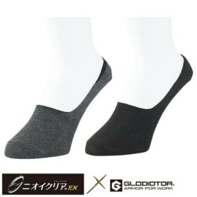 臭わない 靴下 レディース コーコス信岡 CO-COS ニオイクリア フットカバー2P（2足セット）  G-9327 ソックス キッズ 子供 こども メンズ レディース 小学生 中学生 高校生 日本製 消臭 分解消臭 半永久的に持続