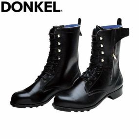 安全靴 ブーツ ドンケル DONKEL 長編上靴チャック 604T ファスナー止め JIS規格 チャック付き 着脱しやすい