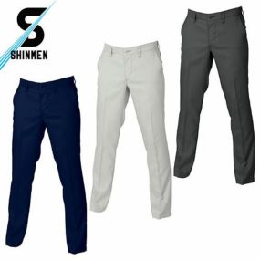 作業服 パンツ スラックス シンメン ストレッチスリムパンツ 02733 作業着 通年 秋冬作業着 作業服 スラックス 作業ズボン 作業パンツ ワークパンツ ズボン おしゃれ かっこいい オフィス ユニホーム 作業 軽作業 外作業 工場 現場