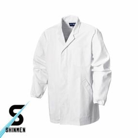 作業服 長袖シャツ シンメン 男性用襟付長袖白衣 11000 作業着 通年 秋冬作業着 作業服 長袖シャツ