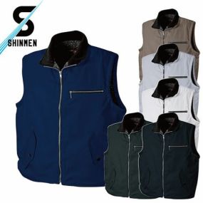 シンメン 鳶防寒ベスト（裏ボア） 防寒コート 防寒ジャケット 保温 人気 安い 最強 アウター ブルゾン ドカジャン 防寒ジャンパー ダウン 上着 防寒着 おしゃれ 暖かい 秋冬 かっこいい 作業着 ワーク マン メンズ 極寒 寒冷地 釣り キャンプ 登山 アウトドア 3777