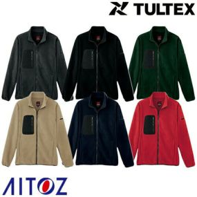 作業服 ブルゾン アイトス AITOZ フリースブルゾン AZ-10311 作業着 軽い 帯電防止 ストレッチ 温かい 保温 動きやすい 通年 秋冬 タルテックス TULTEX おしゃれ かっこいい 人気 ワーク企業 法人 作業 工場 外作業 大きいサイズ 3L 4L 5L 6L