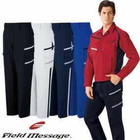作業服 カーゴパンツ 自重堂 Field Message エコ製品制電ストレッチノータックカーゴパンツ 83602 作業着 通年 秋冬 エコマーク ストレッチ 防汚加工 帯電防止 消臭 抗菌 男女共用 おしゃれ かっこいい 人気 ズボン 作業ズボン 作業パンツ 作業 工事 土木 塗装 DIY diy