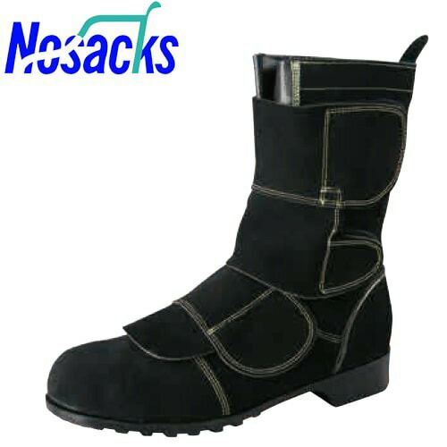 ノサックス 安全靴 溶接作業用 JIS規格 鍛冶鳶 KT207 メンズ 黒 25cm
