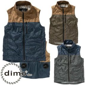 アウトドア 空調作業服 空調ベスト エアリーダウンベスト 作業着 作業服 春夏 dimo ゴルフ DIY 農作業 家庭菜園 熱中症対策 釣り バス釣り おしゃれ