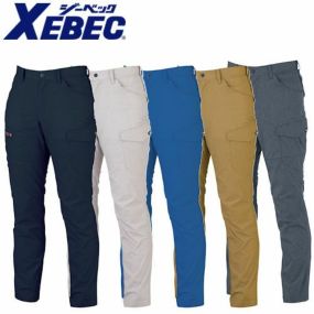 作業服 カーゴパンツ ジーベック XEBEC ラットズボン 1756 作業着 春夏 ストレッチ 帯電防止 男女共用