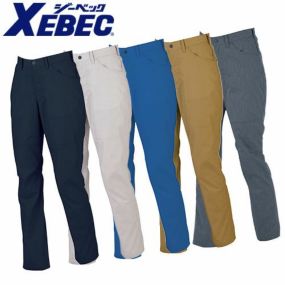 作業服 レディース パンツ ジーベック XEBEC レディススラックス 1757 作業着 春夏 ストレッチ 帯電防止 男女共用