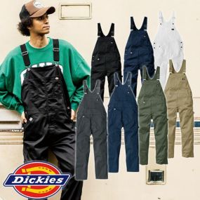 作業服 作業着 ディッキーズ Dickies D-769 ストレッチオーバーオール サロペット ストレッチ 動きやすい 通年 秋冬 人気 定番 上着 おしゃれ かっこいい シンプル 企業 法人 ワーク 作業 工場 外作業 ワークユニフォーム 仕事 土木 工事 現場 大きいサイズ 3L 4L 白 灰 紺