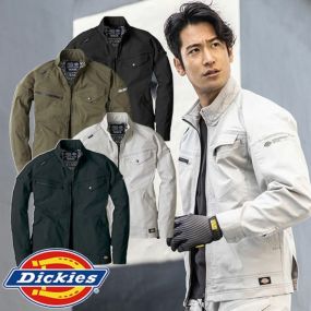 作業服 ブルゾン ディッキーズ Dickies ストレッチジャケット D-2880 作業着 ジャンパー ストレッチ 通年 秋冬 上着 おしゃれ かっこいい 人気 企業 法人 ワーク 作業 工場 外作業 ワークユニフォーム 仕事 土木 工事 現場 大きいサイズ 3L 4L 5L