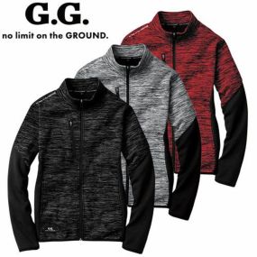 作業服 ブルゾン 桑和 SOWA G.GROUND ストレッチ軽防寒ブルゾン 7544-00 作業着 通年 秋冬 ストレッチ 裏起毛 ニット イージーケア 黒 赤 おしゃれ かっこいい 人気 ワーク企業 法人 作業 工場 外作業 大きいサイズ 3L 4L 6L