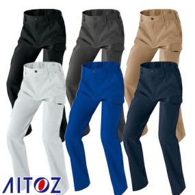 作業服 カーゴパンツ AITOZ アイトス 男女兼用 AZ-3321 作業着 通年 秋冬 帯電防止 動きやすい 軽量 ストレッチ おしゃれ かっこいい 人気 ズボン 作業ズボン 作業パンツ 作業 工事 土木 塗装 DIY di ボトムス パンツ ズボン メンズ レディース