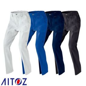 作業服 パンツ スラックス AITOZ アイトス ワークパンツ 男女兼用 AZ-5120 作業着 通年 秋冬 動きやすい 防塵 ストレッチ 作業ズボン 作業パンツ ワークパンツ ズボン おしゃれ かっこいい オフィス ユニホーム 作業 軽作業 メンズ レディース