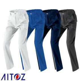 作業服 カーゴパンツ AITOZ アイトス 男女兼用 AZ-5121 作業着 通年 秋冬 動きやすい 防塵 ストレッチ おしゃれ かっこいい 人気 ズボン 作業ズボン 作業パンツ 作業 工事 土木 塗装 DIY メンズ レディース