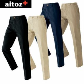 作業服 パンツ スラックス AITOZ アイトス ストレッチパンツ 男女兼用 AZ-50503 作業着 通年 秋冬 帯電防止  耐久撥水 ストレッチ 作業ズボン 作業パンツ ワークパンツ ズボン おしゃれ かっこいい オフィス ユニホーム メンズ レディース